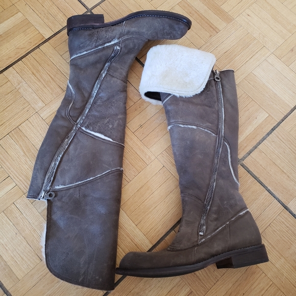 Genuine Leather & Sheepskin & Fur Boots